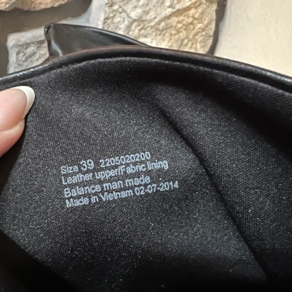 DANSKO Devin Black Leather Slouch Boots Size 39 - Picture 8 of 11